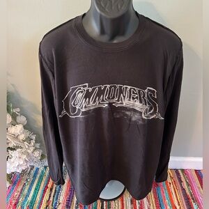 y2k Juicy Couture Commoners Shirt Long Sleeve 2000s Vintage Black Men's Large